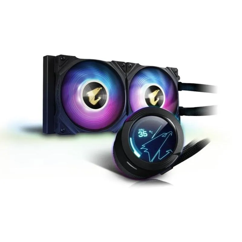 Refrigerazione Liquida Gigabyte Aorus WaterForce X 240 2 Ventole ARGB LCD