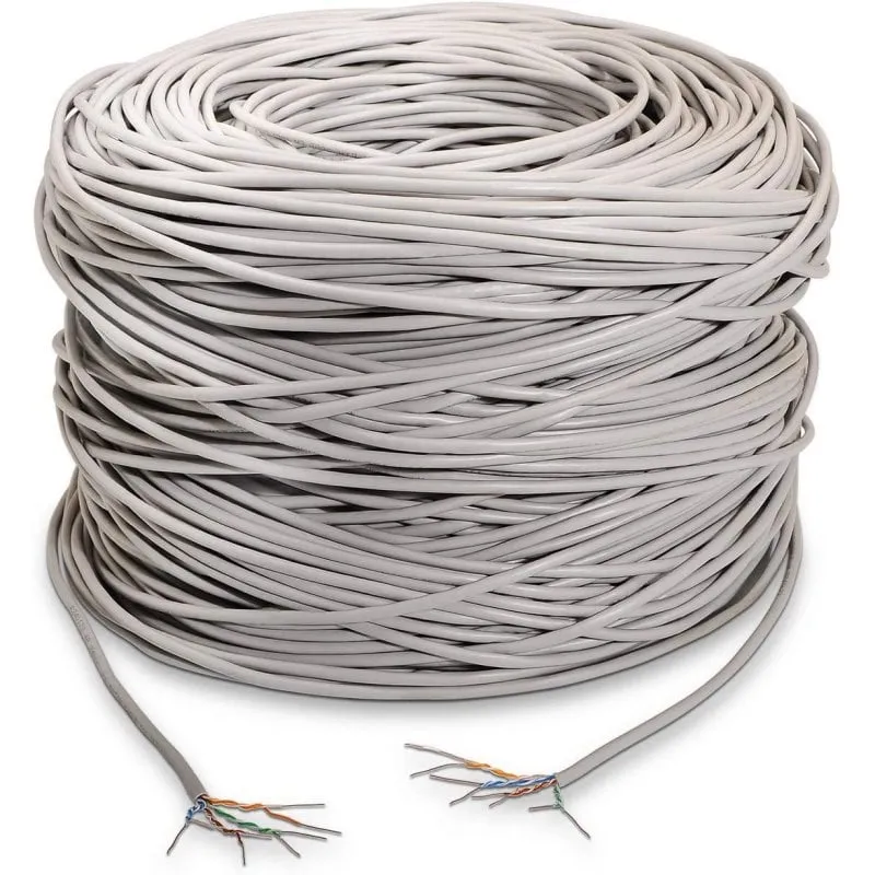 Cavo di rete Aisens Coil RJ45 Cat.5E UTP AWG24 Rigido 305m Grigio