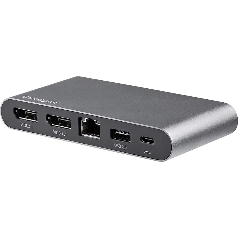 StarTech.com Docking Station USB-C per Portatili Windows - 2 x 4K DP - 100W PD 3.0