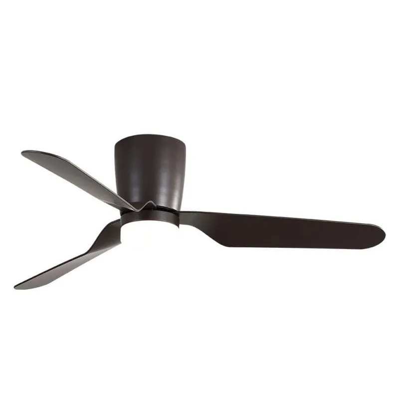 Ventilatore da soffitto Fabrilamp Kochi con luce LED e telecomando 33W Marrone