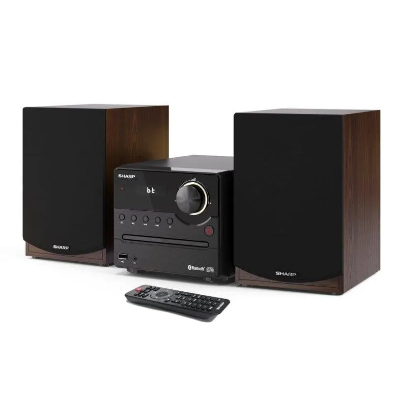 Micro Sistema Sharp XL-B512 45W RMS Bluetooth 5.0 Legno