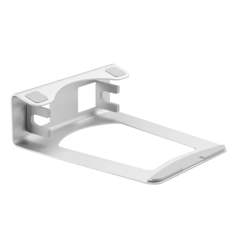 StarTech.com Supporto per pc portatile - 2-in-1 Rialzo per laptop o supporto verticale - Ideale per Ultrabooks e MacBook Pro/Air - Stand ergonomico angolato per notebook per ufficio - argento, alluminio