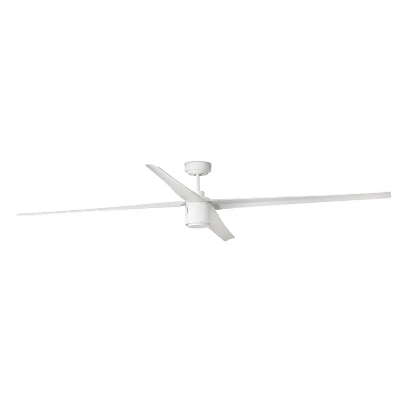 Ventilatore da soffitto Faro Attos con luce LED e telecomando 44W bianco