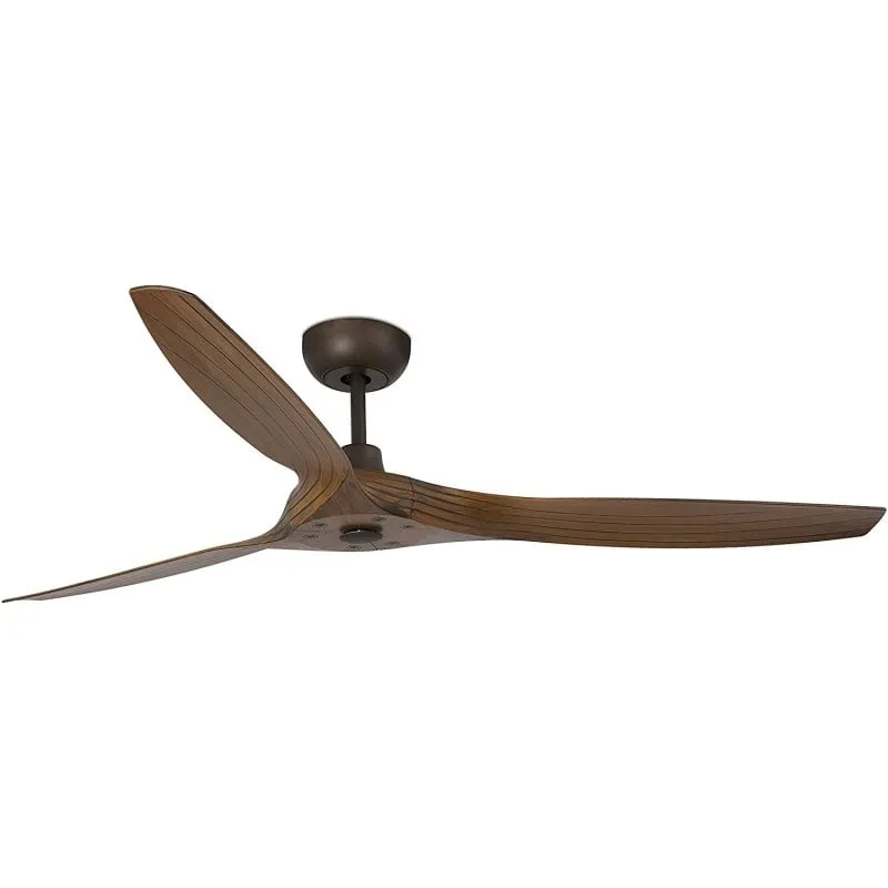 Ventilatore da soffitto Faro Morea con telecomando 38W Marrone