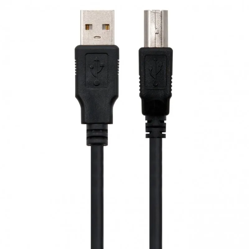 Ewent EC1004 cavo USB 1,8 m USB 2.0 USB B USB A Nero