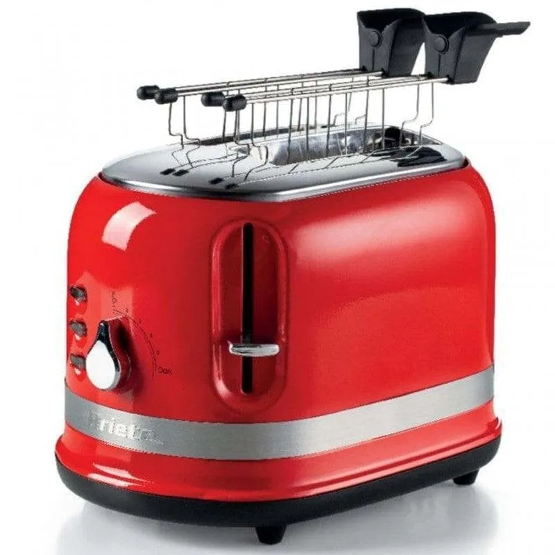 Tostapane Ariete Moderna 0149/00 2 fessure 815 W 6 livelli Scongelamento Rosso