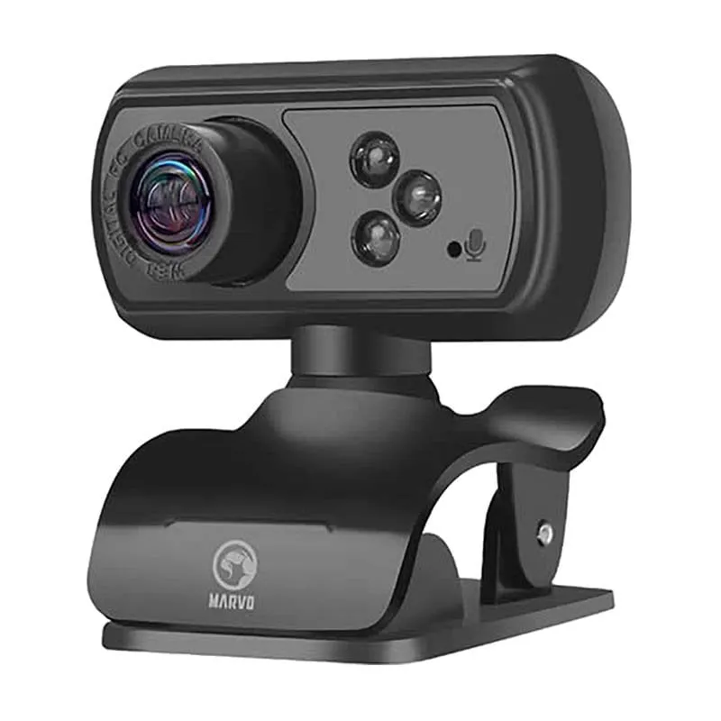 Webcam Scorpion MA-MPC01 1080P Microfono LED 360° USB