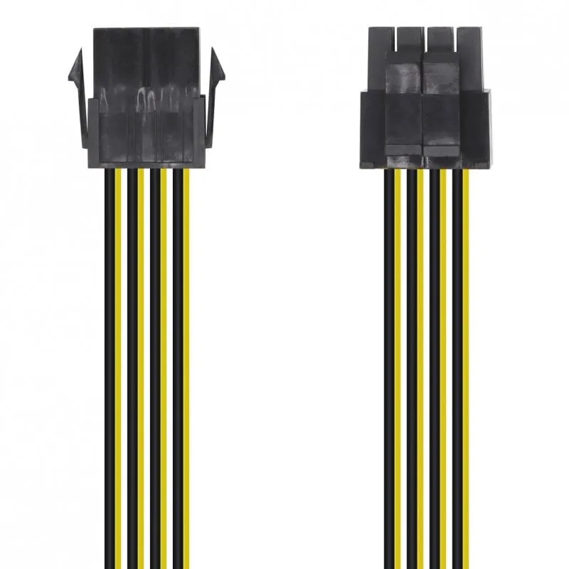 Cavo di alimentazione Aisens da 4+4 pin a 8 pin maschio/femmina 30 cm