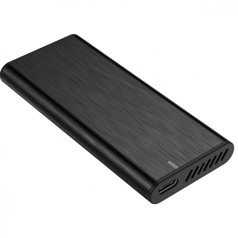 Custodia esterna Aisens Ultra Data per disco rigido SSD M.2 NVMe USB-C Grigio