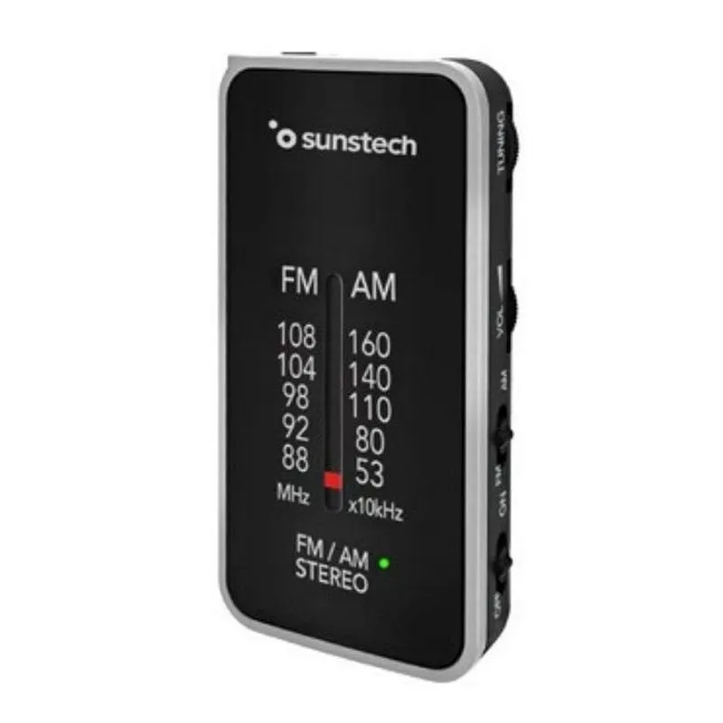 Radio portatile nera Sunstech RPC6SL