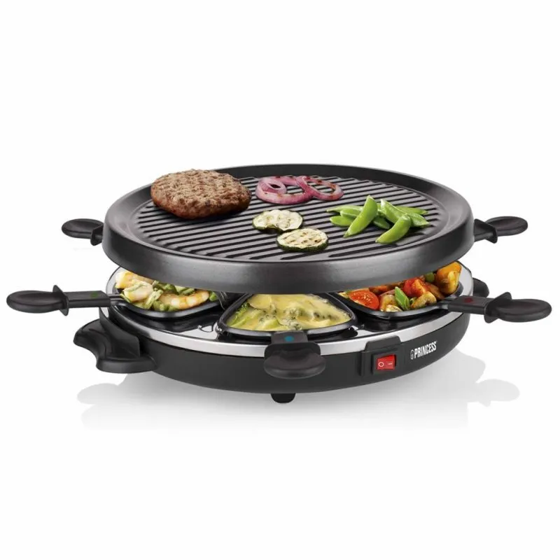 Princess 162725 Raclette 6 Grill Party