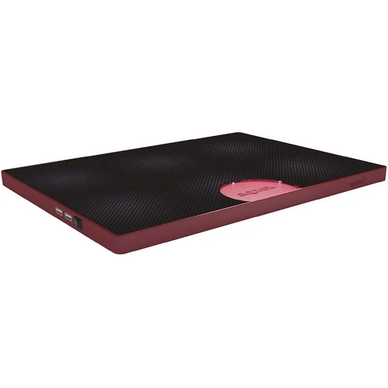 Circa APPNBC05R Base di raffreddamento per laptop fino a 15,4" Nero/Rosso