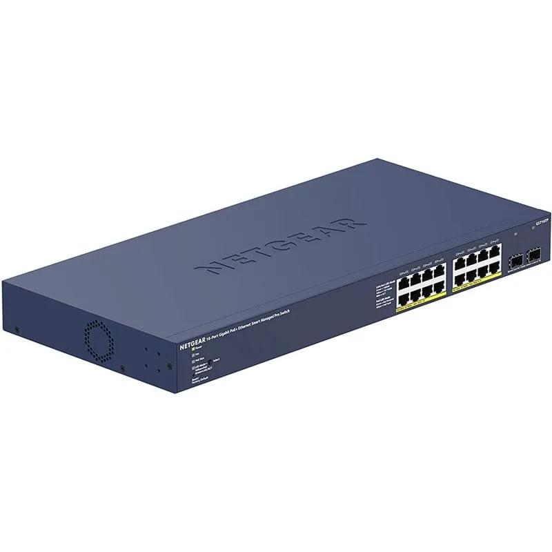 Switch Netgear GS716TP 16 porte Gigabit + 2 SFP