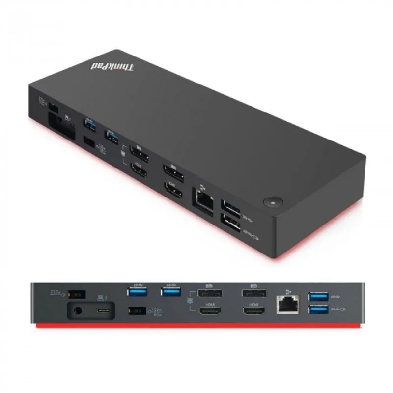 Lenovo ThinkPad Thunderbolt 3 Workstation Gen 2 Cablato Nero
