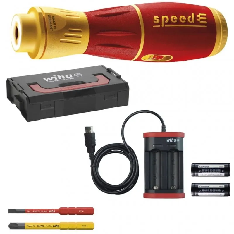 Set di cacciaviti elettrici Wiha Speede II da 7 pezzi