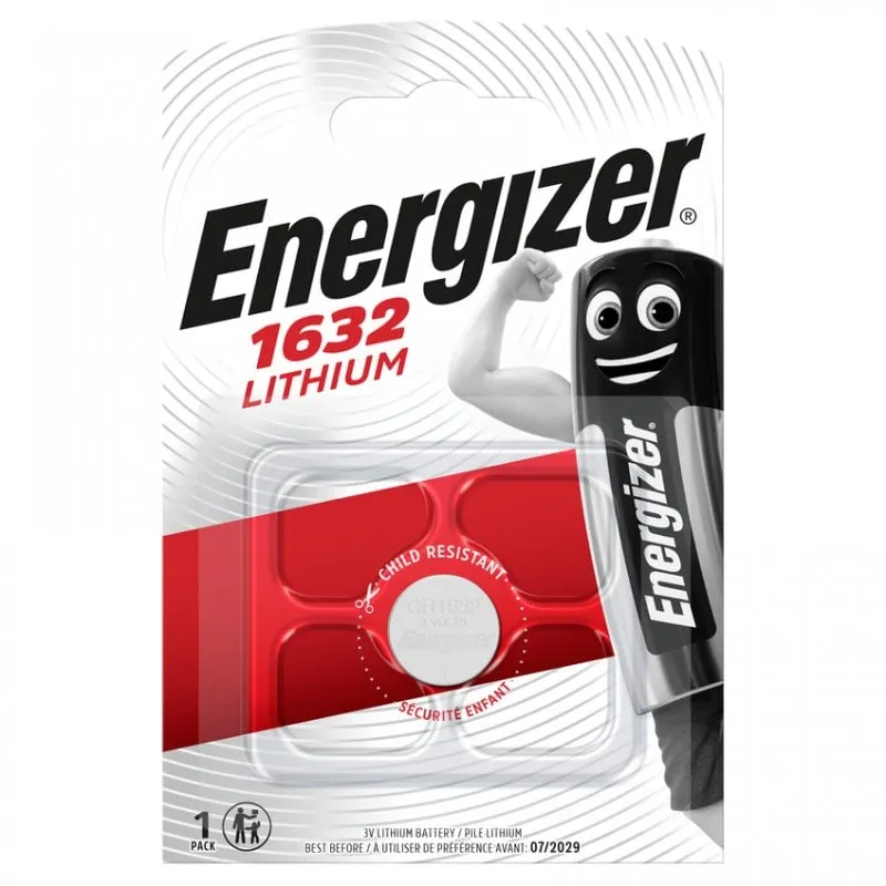 Pila a bottone al litio Energizer CR1632 3V
