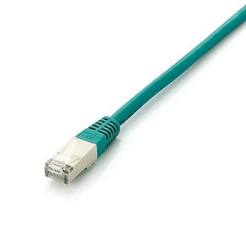 Equipaggia il cavo di rete Platinum S/FTP senza alogeni Cat 6A 0,5 m verde