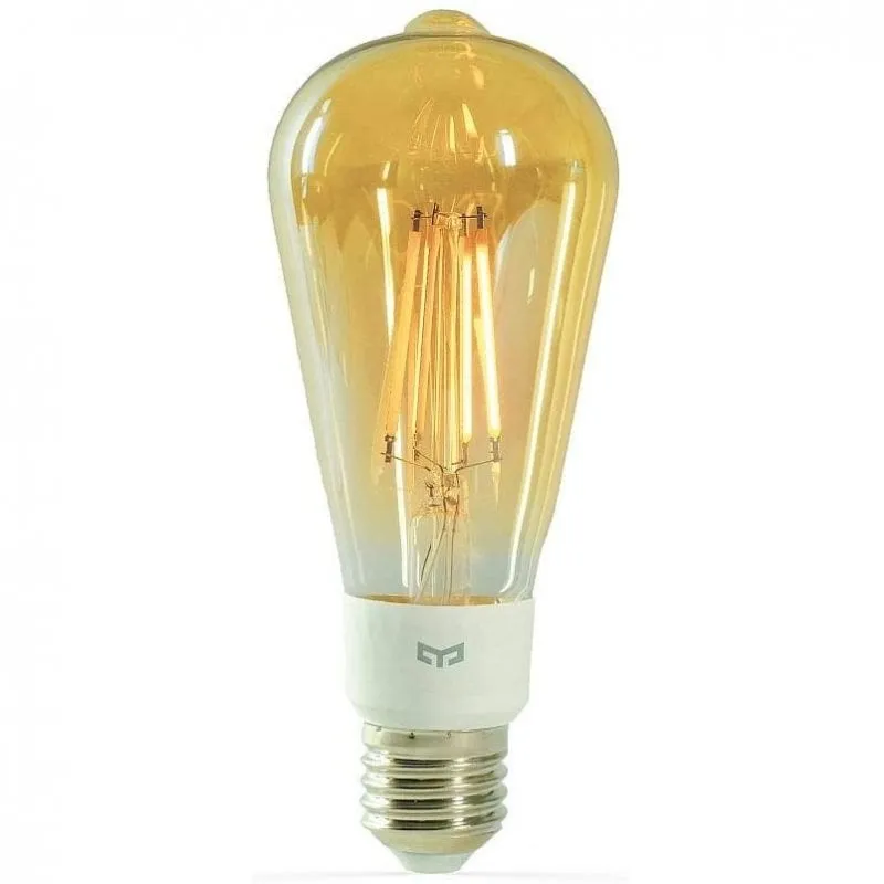 Yeelight Bulb ST64 Lampadina LED intelligente a filamento 6W E27 Bianco caldo