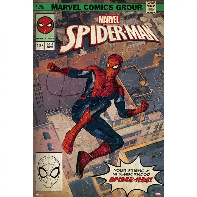 Erik Maxi Poster Editors Marvel Spider-Man Copertina del fumetto 91,5x61 cm