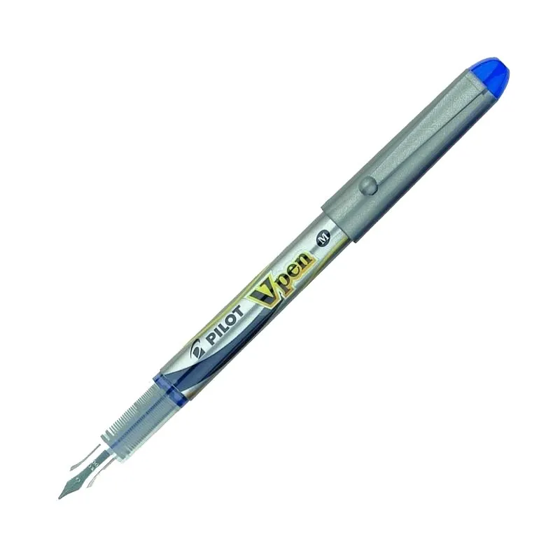 Pilot V-Pen Scatola da 12 penne usa e getta 0,4 mm Blu