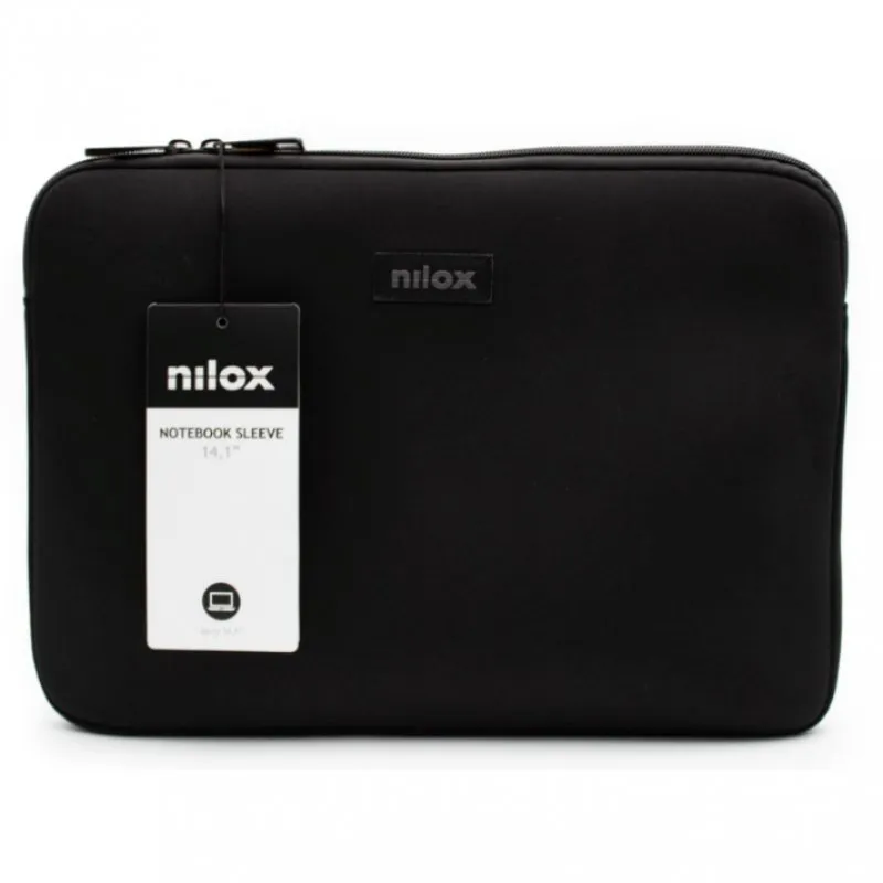 Custodia per laptop Nilox in neoprene 14.1" Nera