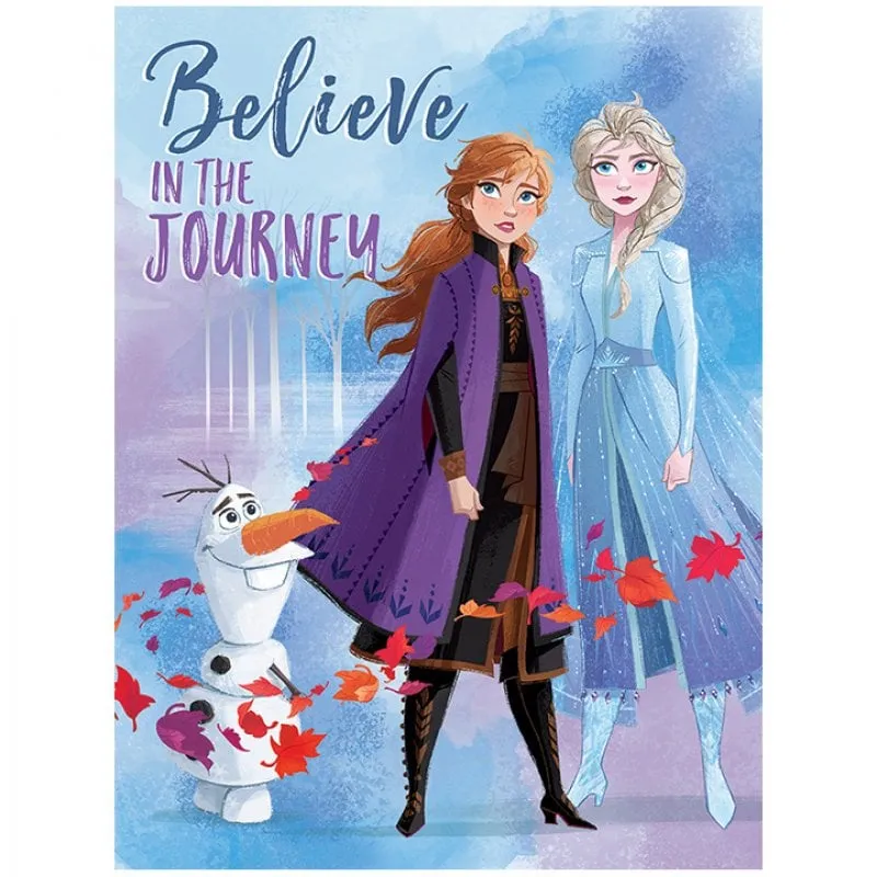 Tela piramidale Disney Frozen 2 Credi nel viaggio 30x40