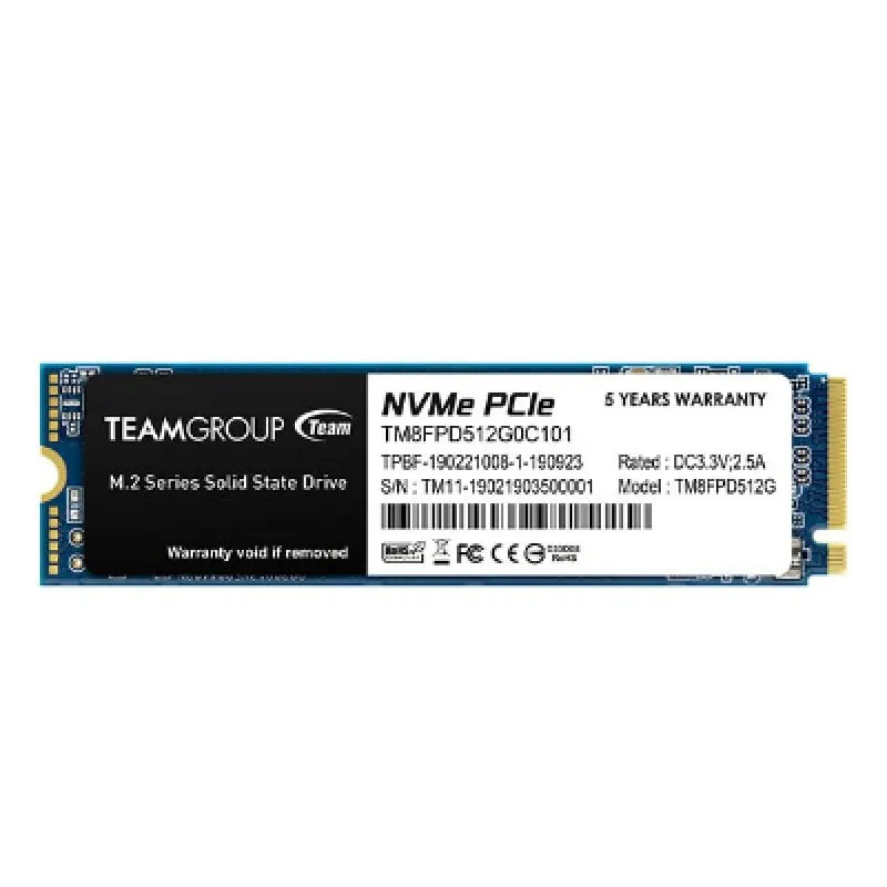 Team Group MP33 PRO SSD da 512 GB M.2 PCIe Gen3 x4