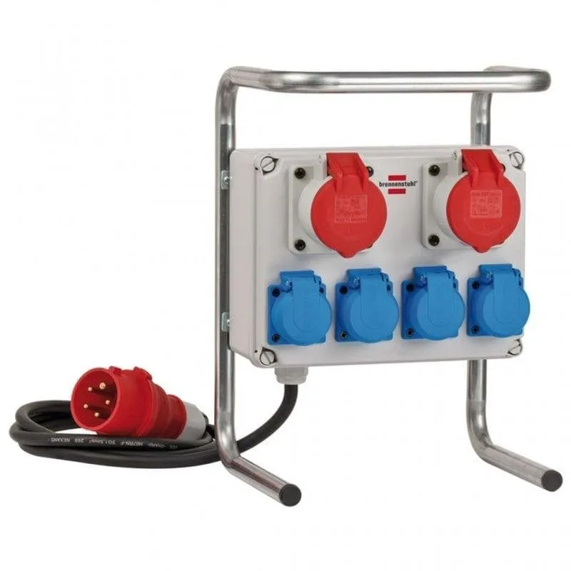 Multipresa Brennenstuhl 1153750 6 prese IP44 16A 2m per esterni con maniglia