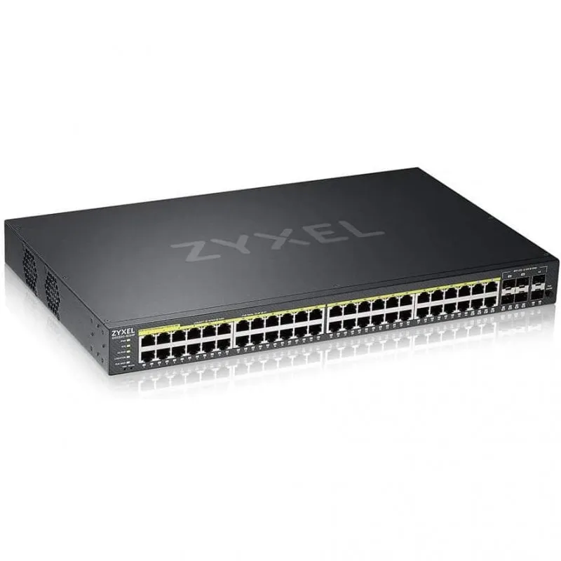 Switch di rete Zyxel GS2220-50HP 44 porte con margine 375 W Nero