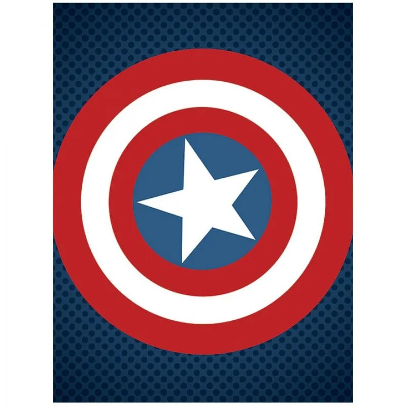 Piramide Tela Marvel Capitan America Scudo 30x40cm