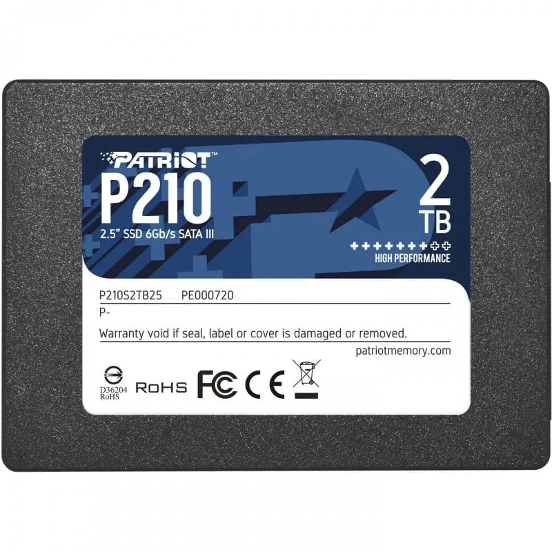 Patriot P210 SSD da 2,5" 2TB SATA 3