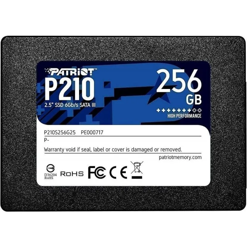 Patriot P210 SSD da 2,5" 256 GB SATA 3