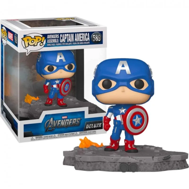 Funko Pop Deluxe Marvel Avengers Capitan America