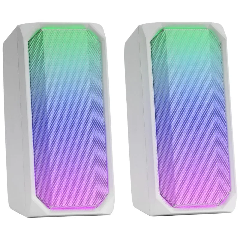 Altoparlanti Mars Gaming MSRGB 2.0 Bluetooth RGB Bianco