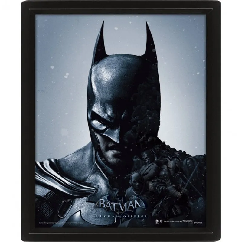 Poster 3D piramidale Batman Arkham Origins