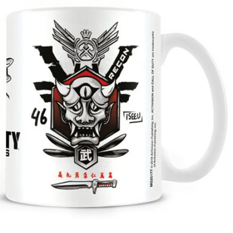 Tazza in ceramica piramidale simbolo Call of Duty Black Ops 4 Recon