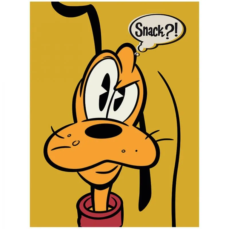 Tela Piramide Disney Pluto Snack 30x40