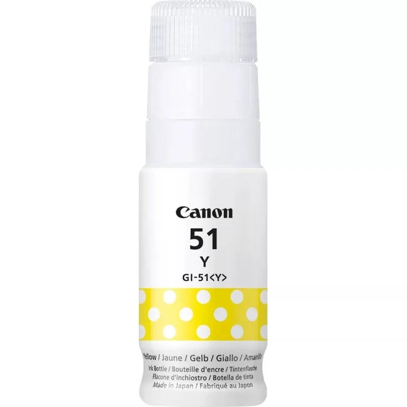 Canon GI-51Y, Resa elevata, Flacone d'inchiostro, Giallo