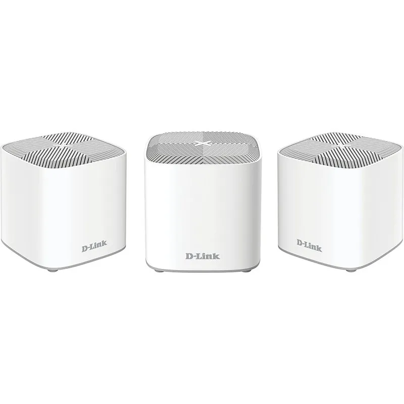 D-Link COVR-X1863 Pack 3 estensori di rete mesh WiFi fino a 600 m2 WiFi-6 AX1800 Mbps