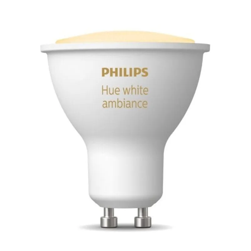 Lampadina LED intelligente Philips Hue White Ambiance GU10 4,3 W Luce bianca da calda a fredda