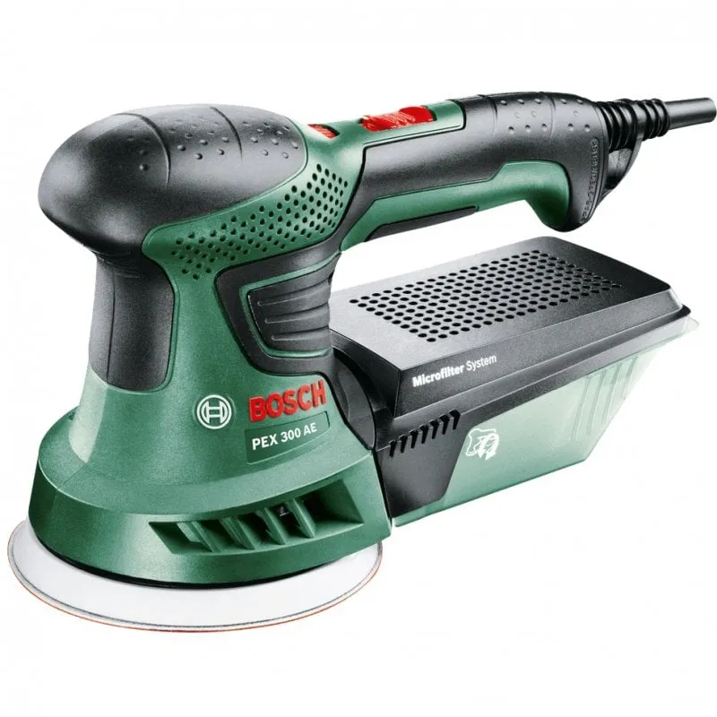 Bosch PEX 300 AE Levigatrice orbitale 24000 OPM Nero, Verde 270 W
