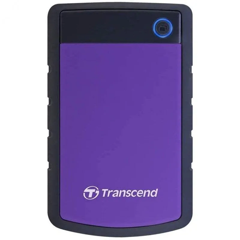 Disco Duro Transcend StoreJet 25H3 2TB HDD USB 3.1 Antishock Backup Velocità 5Gbps