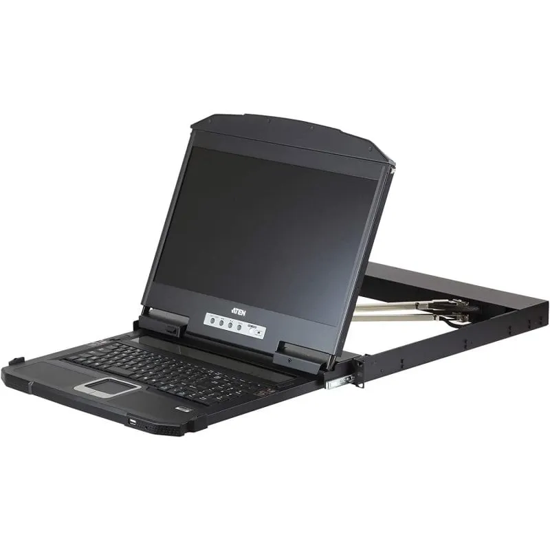 ATEN Console LCD widescreen a due binari e profondità ultra ridotta (USB, HDMI / DVI / VGA)