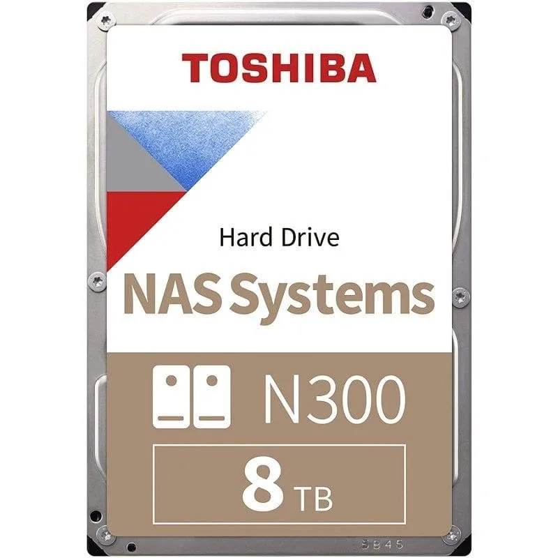 Hard Disk Toshiba N300 NAS 8 TB SATA III 7200rpm 256 MB Cache