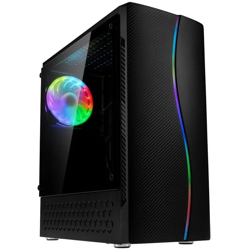 Kolink Inspire K5 ARGB vetro temperato USB 3.0 nero