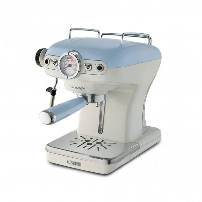 Ariete Macchina da caffè espresso Vintage Celeste