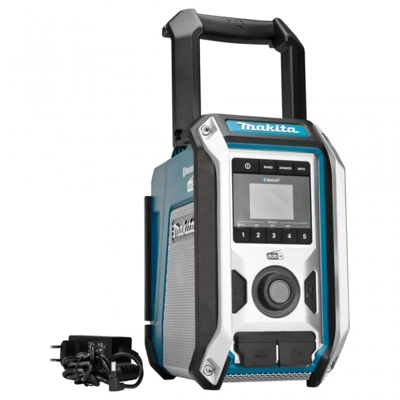 Radio da lavoro Bluetooth DAB Makita DMR115 nera/blu