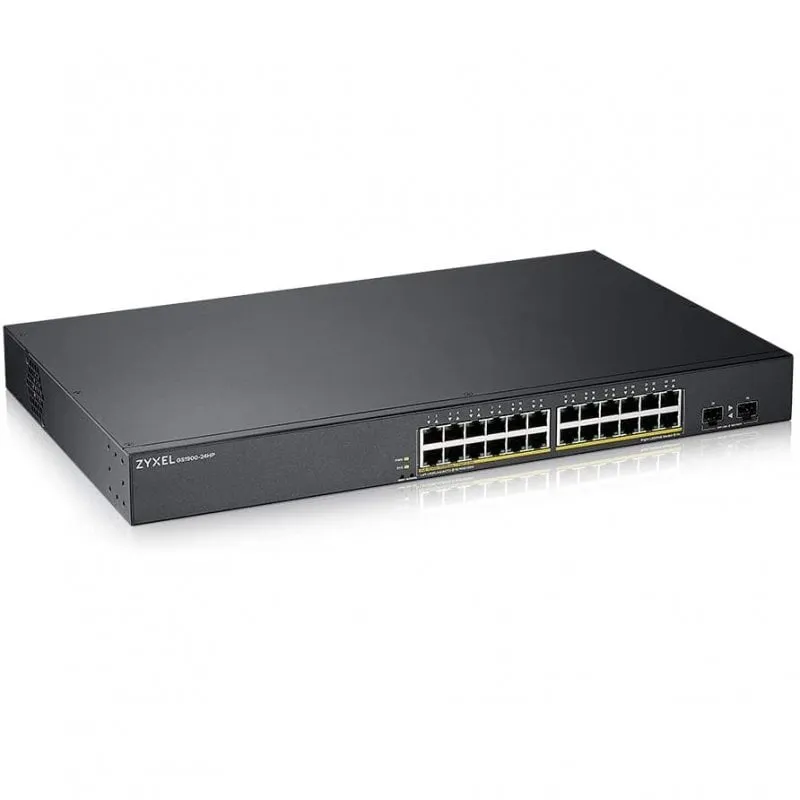 Switch di rete Zyxel GS1900-24HP 24 porte PoE+ 2 porte SFP Nero