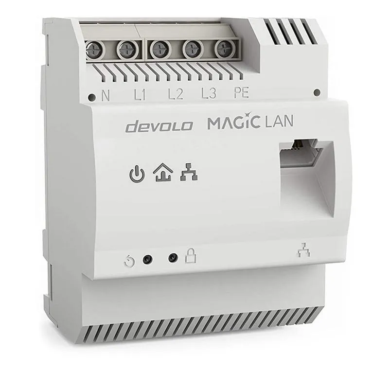 Adattatore Powerline Devolo Magic 2 LAN DINrail per la distribuzione Internet su rete 2400 Mbit/s