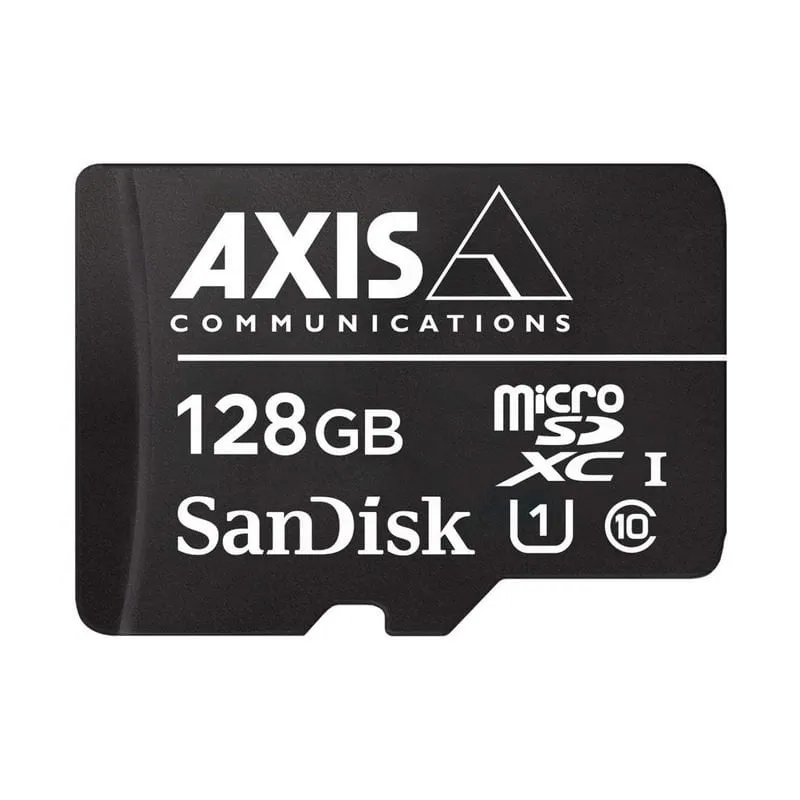 Axis Surveillance MicroSDXC 128GB UHS-I U1 Classe 10 + Adattatore SD